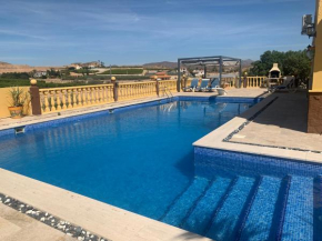 Private villa large pool elevated quiet secluded location, near Mojacar